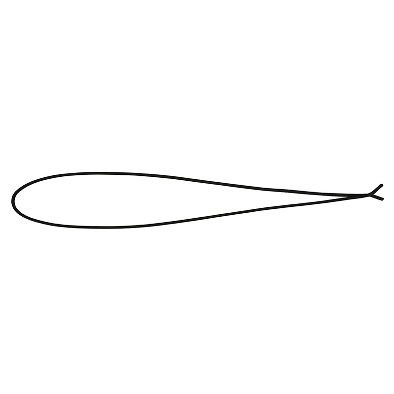 Fixador de lona preto sem gancho de 80cm — referência DIP FIXA02-I