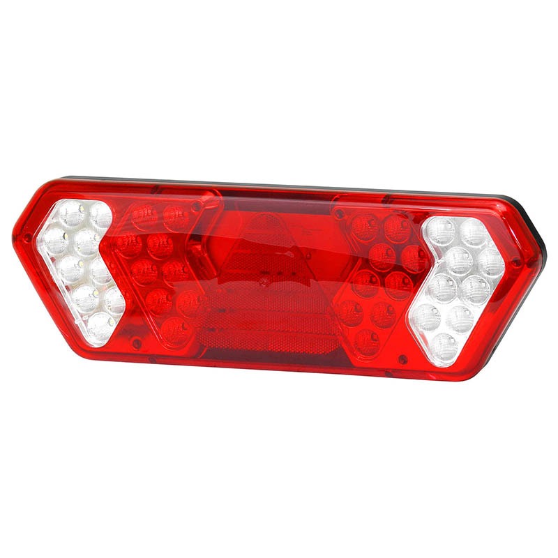 Lanterna traseira com 36 LEDs e conector de 5 vias das carretas Guerra do lado direito — referência DIP LANT43G-D