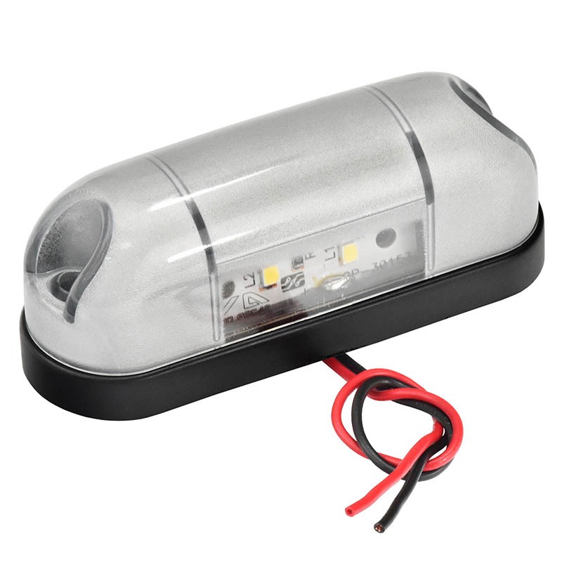 Lanterna cristal de placa universal de fio e 2 LEDs — referência DIP LANT50-CZ-LED
