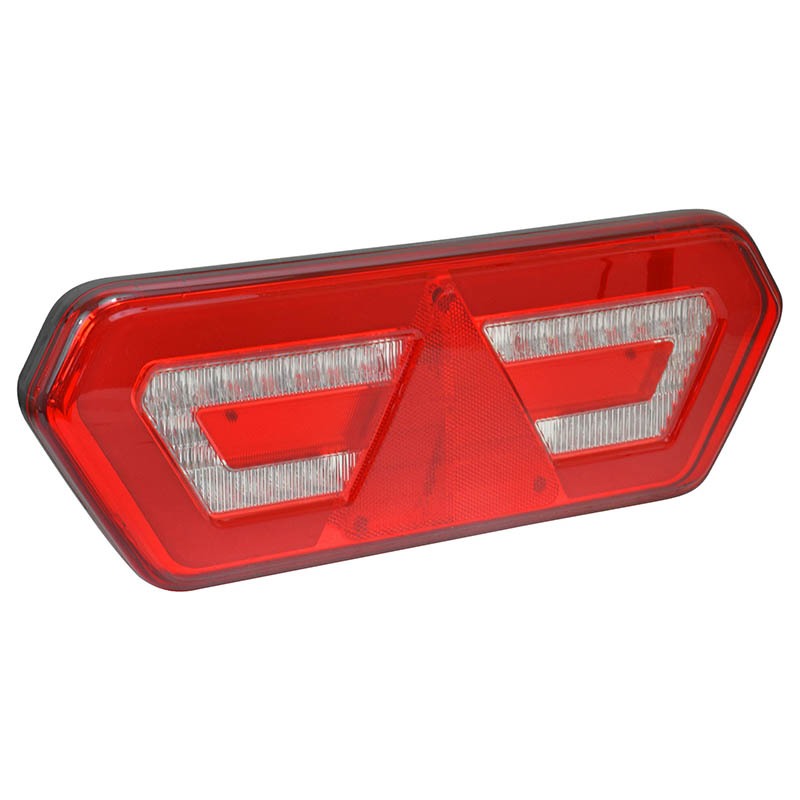 Lanterna traseira Diamond III de LED com direcional sequencial de conector de 5 vias da Guerra do lado esquerdo — referência DIP LANT76C-E