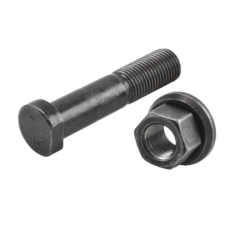 Parafuso rosca grossa com porca da roda a disco das carretas Guerra de 7/8"x100mm — referência DIP PARA86